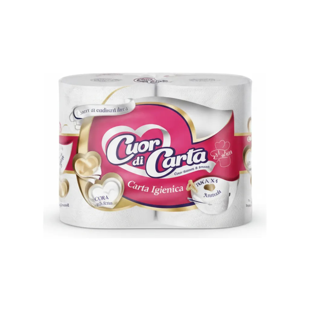 CUOR DI CARTA IGIENICA JUMBO X4 3V