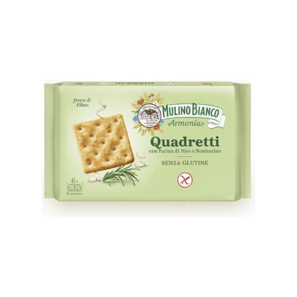 CRECKER MULINO BIANCO QUADRET SENZA GLUT