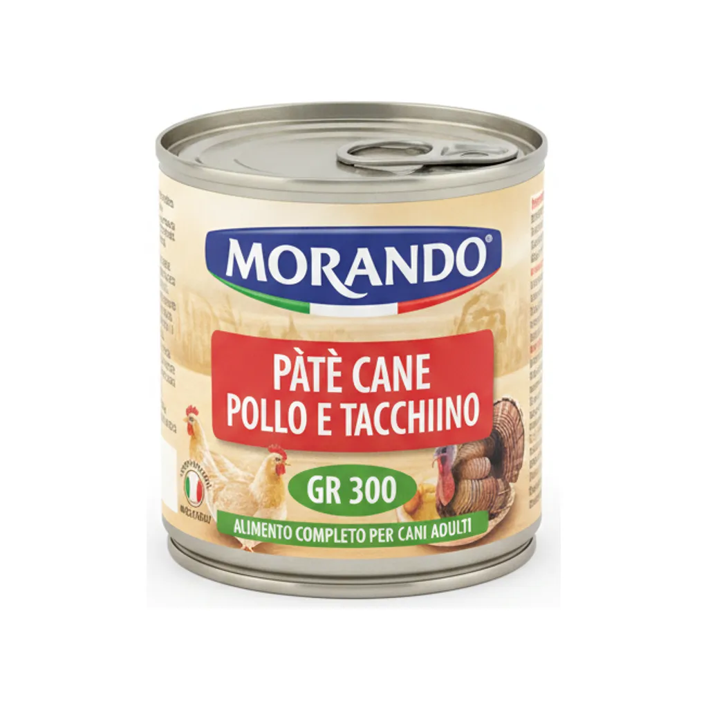 PATE CANE POLLO E TACC GR 300 MORANDO